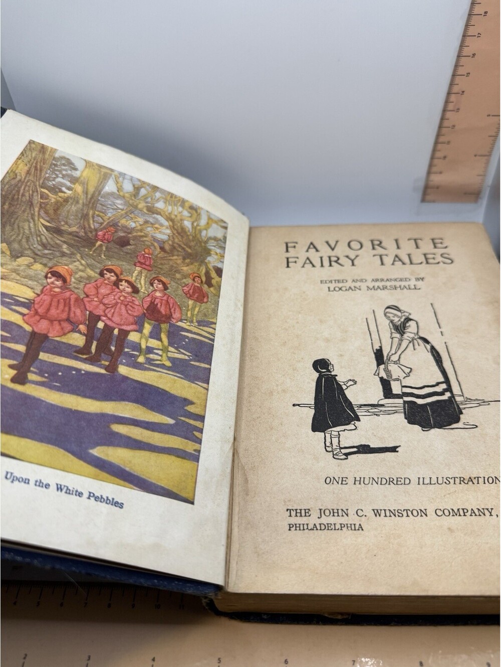 FAVORITE FAIRY TALES - Logan Marshall, 1917 - Vintage children's - Illustrated - Picture 5 of 16